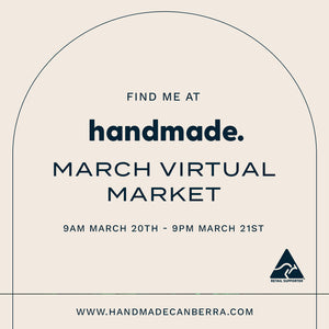 Handmade Canberra Virtual Market 20/21st March