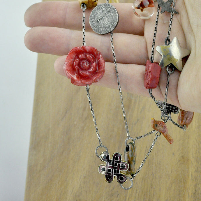 Redesign unworn pendants and treasures into a necklace!