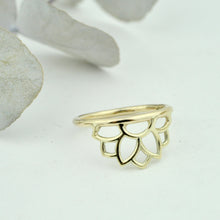 9ct Yellow Gold Sun ring