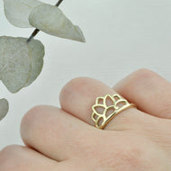 18ct Yellow Gold Sun Ring