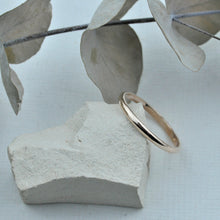 9ct Rose gold half round 2.5mm minimal ring