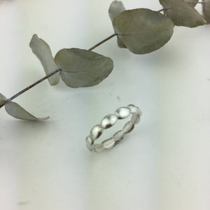 Overlapping Ovals Silver Ring