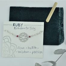 Pearl June birthstone Sterling silver bracelet.