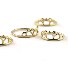 9ct Yellow Gold Tiara ring