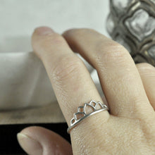 Silver Tiara ring
