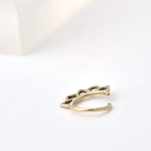 9ct Yellow Gold Small sleeper Hoop