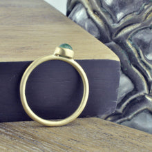 18ct Yellow Gold Emerald ring