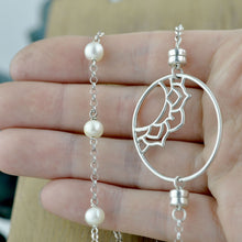 Removable Pendant Pearl Silver necklace