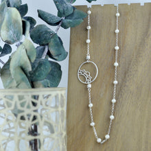 Removable Pendant Pearl Silver necklace