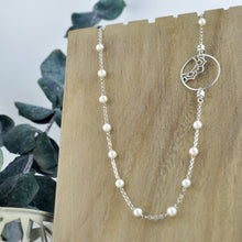 Removable Pendant Pearl Silver necklace