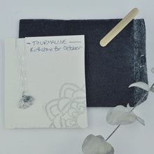 Natural Sapphire sterling silver minimal layering necklace with Lotus petal, September Birthstone