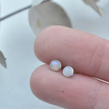 Blues and Greens Gemstone silver studs
