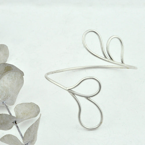 Statement Silver Loop Cuff