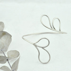 Statement Silver Loop Cuff