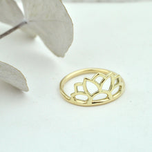 9ct Yellow Gold Sun ring